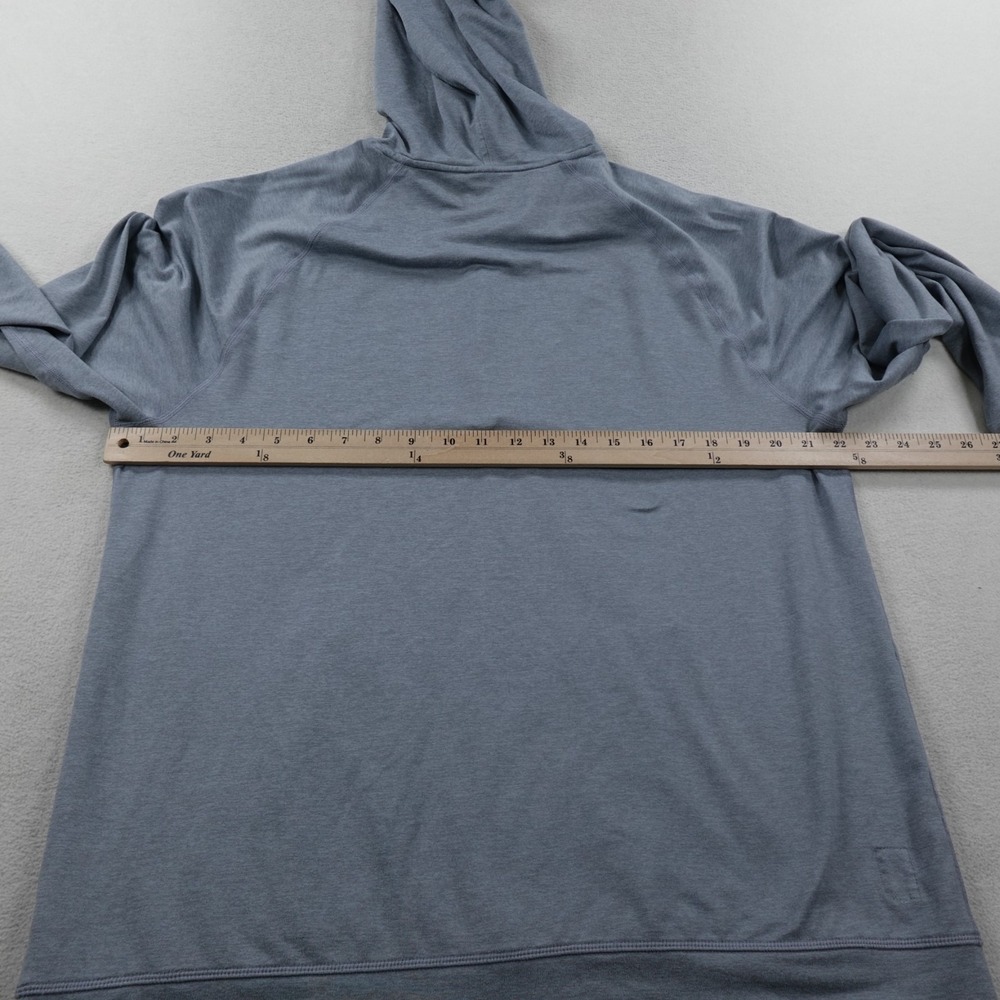 Vuori Ponto Performance 1/2 Zip Mens XL Gray Lightweight Stretch Gym Hoodie - Picture 8 of 11